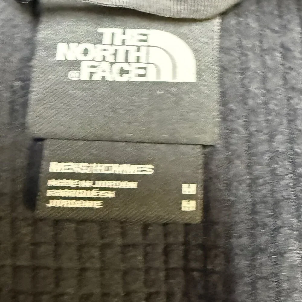 The North Face Wayroute Full Zip Jacket Mens M Black Grid Fleece NWT‎